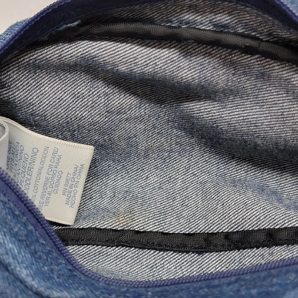 Vintage Arizona Jean Co. Kids Blue Denim Fanny Pack Waist Bag 90s - Adjustable